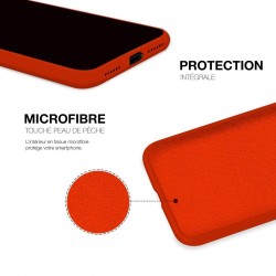 Coque premium Color Skin pour iphone 16e couleur rouge