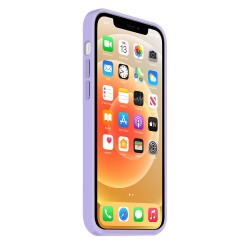 Coque Silicone Moxie BeFluo Fine et Légère pour iPhone 16e, Intérieur Microfibre - lilas