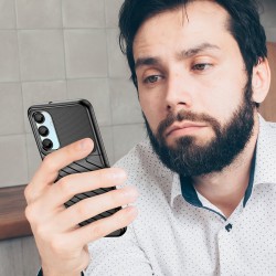 Coque de protection TPU effet texturé Galaxy A26 noir