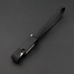 Porte clef ouvre bouteille avec cable data Type-C / lightning - Noir