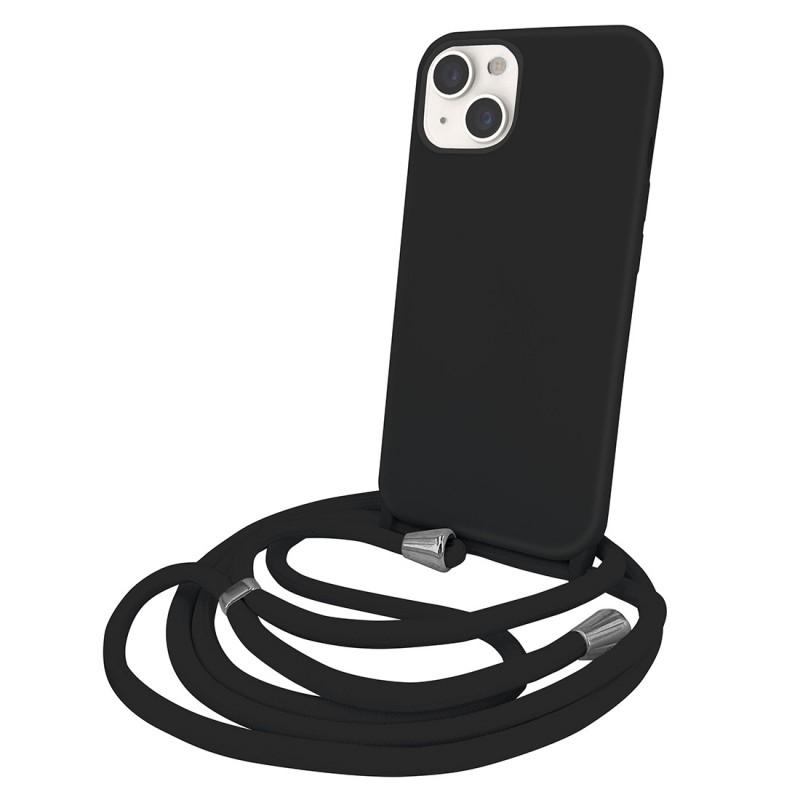 Coque premium + lacet Color lace pour iphone 13 Pro Max - Noir