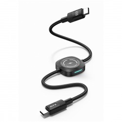 Cable de charge Type-C vers Type-C 60w avec charge pour Apple watch