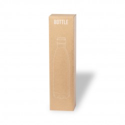 Bidon Inox avec bouchon capacité 1 litre + logo OURRY
