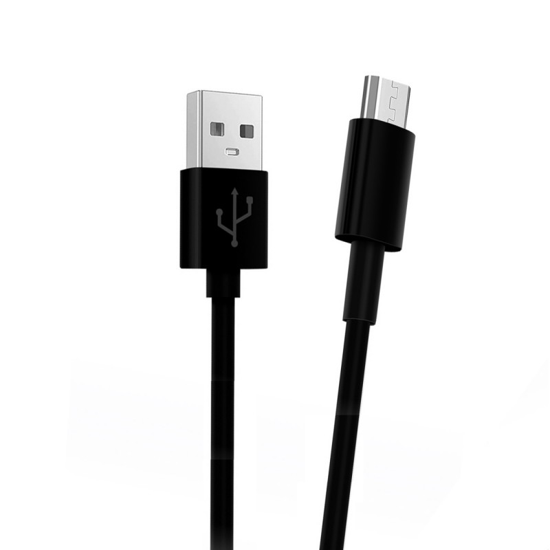 Câble data Micro-USB - 1 mètre - Noir - sans packaging