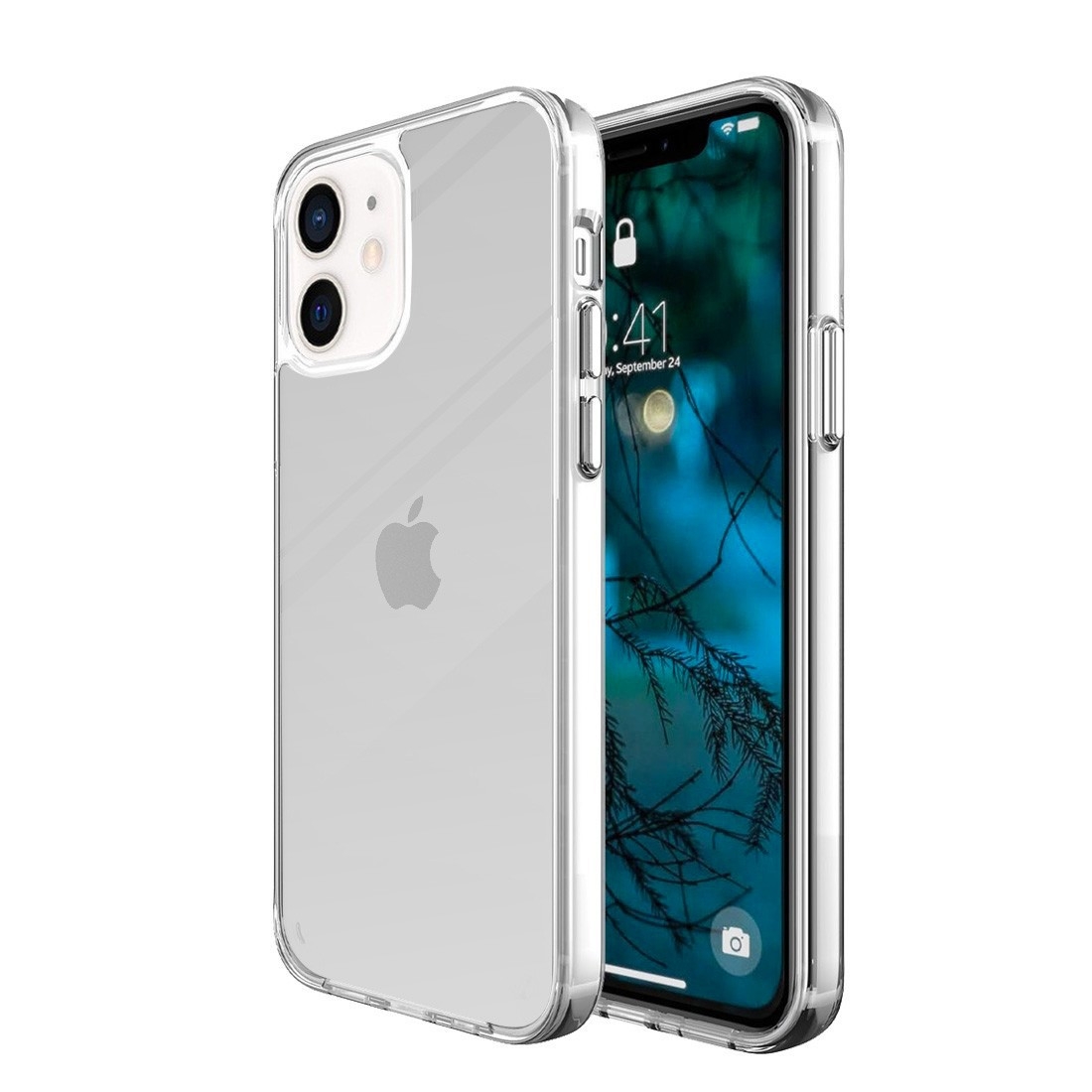 Coque renforcée Moxie transparente en TPU et Acrylique pour iPhone 12 Mini