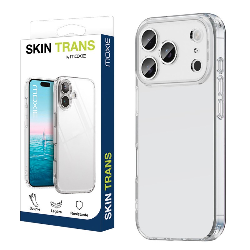 Coque ultra fine transparente en TPU pour iphone 17 Pro