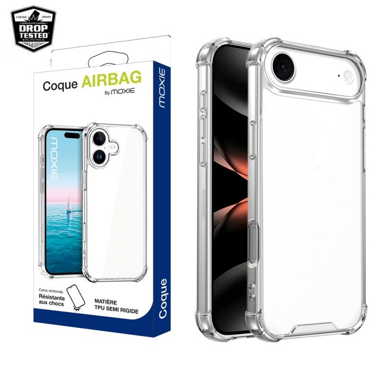 Coque Moxie TPU / PC Antichoc avec coins renforcés pour iphone 17 Air
