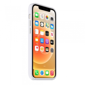 Coque Silicone Moxie BeFluo Fine et Légère pour iphone 17 - blanc