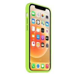 Coque Silicone Moxie BeFluo Fine et Légère pour iPhone 17 Air, Intérieur Microfibre - Vert pomme