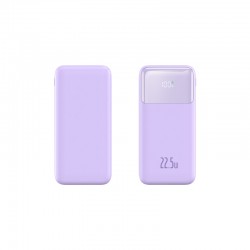 Batterie de secours avec affichage digital capacité 10000 mAh - Lavande