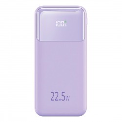 Batterie de secours avec affichage digital capacité 10000 mAh - Lavande