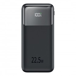 Batterie de secours avec affichage digital capacité 10000 mAh - Noir