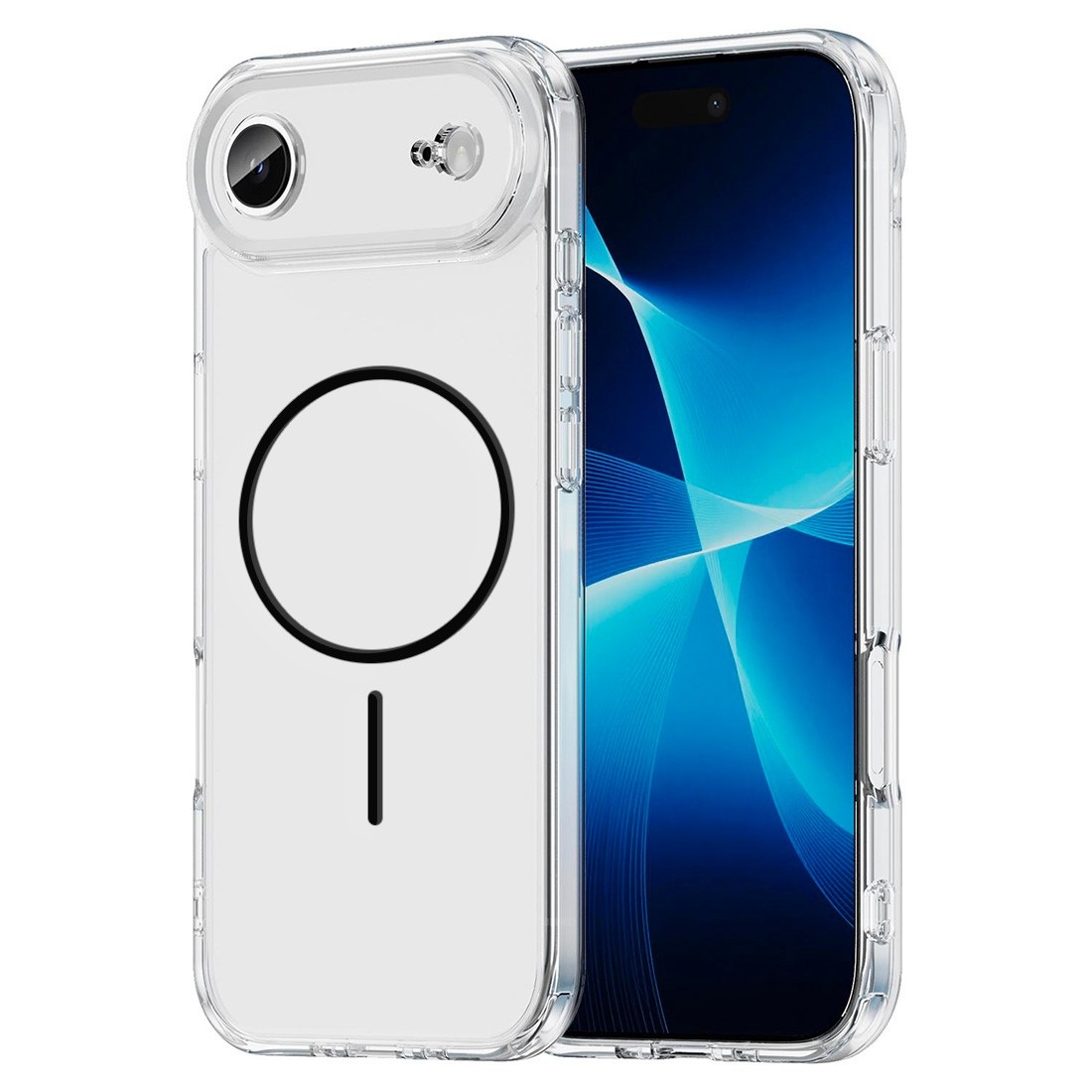 Coque renforcée transparente iPhone Air avec magsafe - Noir