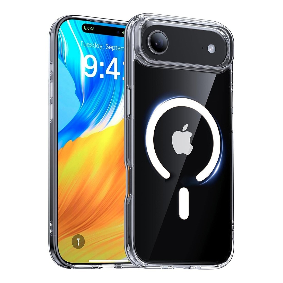 Coque Renforcée transparente iPhone Air avec magsafe couleur Blanc