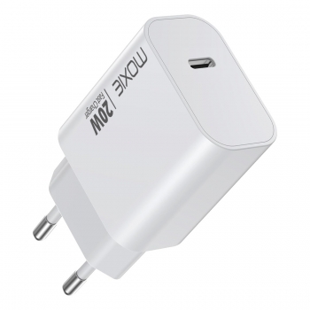 Chargeur secteur rapide 20W Power delivery avec sortie Type C