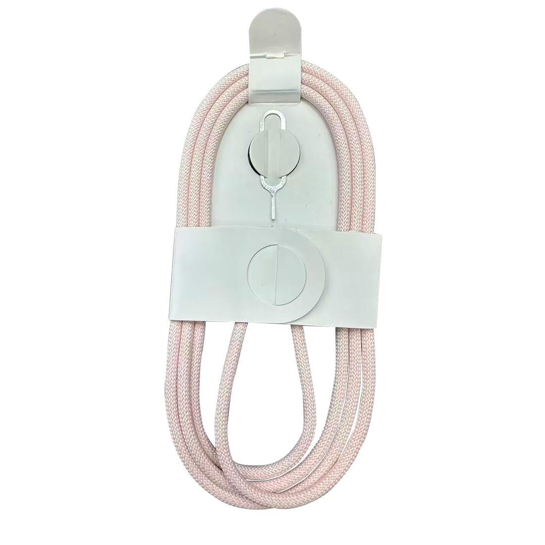Cable Data Tressé Gamme Nylon POP Type-C vers Type-C - rose