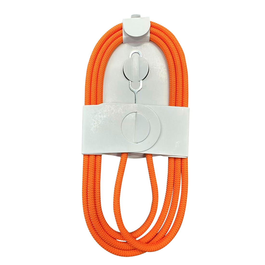 Cable Data Tressé Gamme Nylon POP Type-C vers Type-C - Orange
