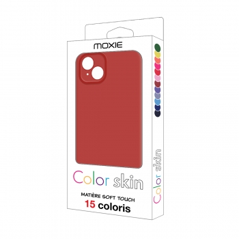 Coque premium Color Skin pour iphone 13 - Bordeau