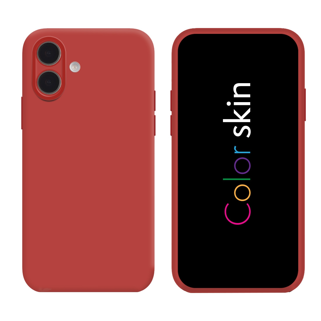 Coque premium Color Skin pour iphone 16 - Bordeau