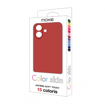 Coque premium Color Skin pour iphone 16 - Bordeau