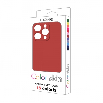 Coque premium Color Skin pour iphone 16 Pro - Bordeau
