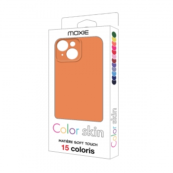 Coque premium Color Skin pour iphone 15  - Nectarine