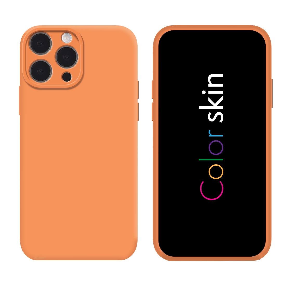 Coque premium Color Skin pour  iphone 14 Pro - Nectarine