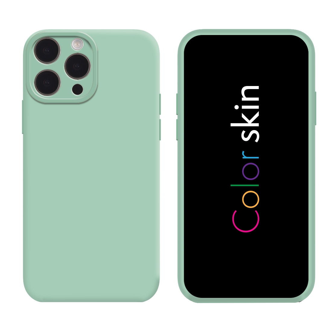 Coque premium Color Skin pour iphone 14  pro - Menthe