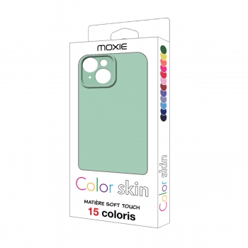 Coque premium Color Skin pour iphone 15  - Menthe