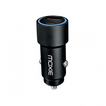 Chargeur Allume Cigare en Aluminium double entrée USBA+ USBC - 48 WATT