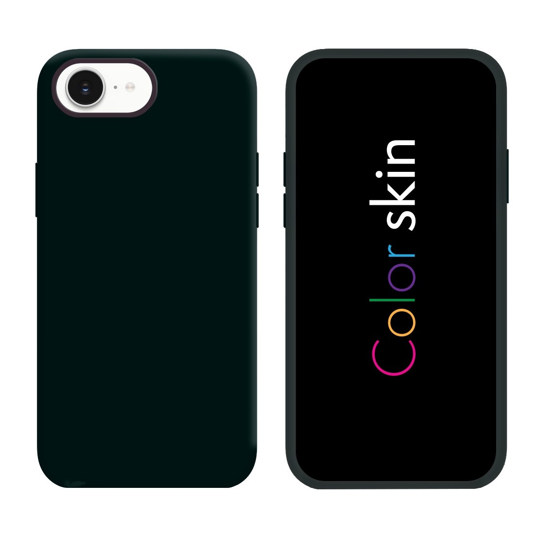 Coque premium Color Skin pour  iPhone 17e couleur Noir