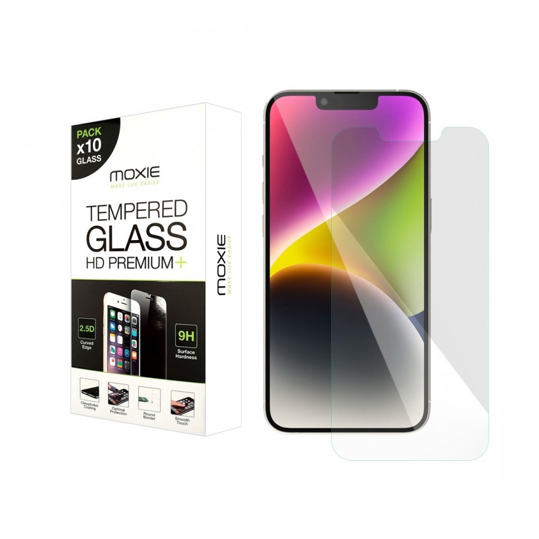 Pack x10 Protection d'écran en verre trempé iPhone 17e