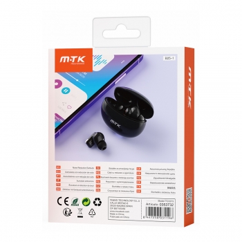 Écouteurs Bluetooth 5.3 avec Réduction de Bruit - Noir