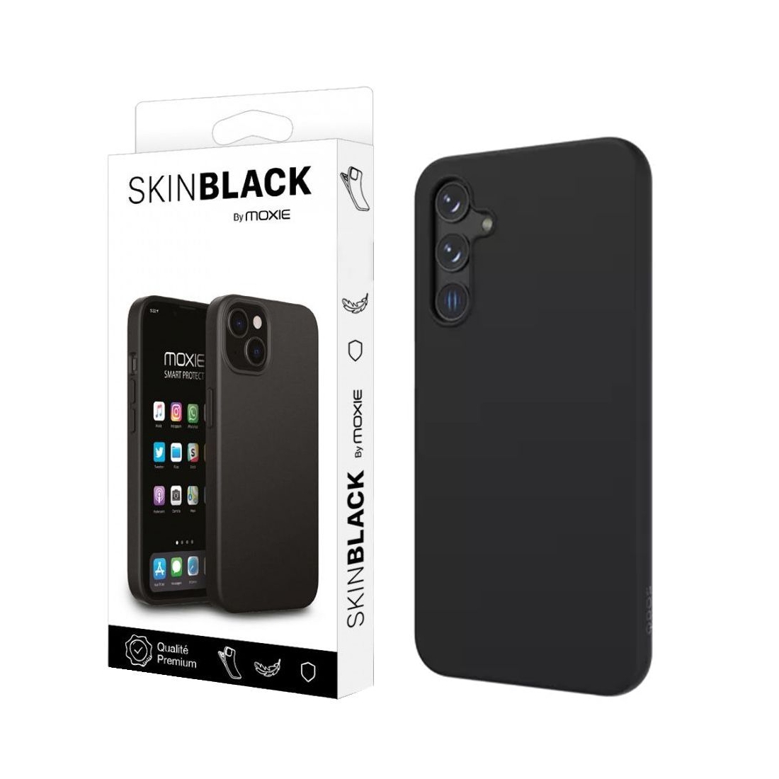 Housse ultra fine Moxie Skin pour Galaxy A37 - Noir