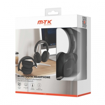 Casque Stéréo Bluetooth couleur Noir