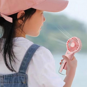Ventilateur / brumisateur electrique 20ml - rose