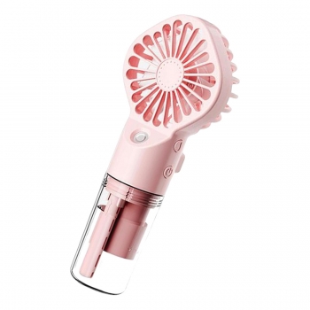 Ventilateur / brumisateur electrique 20ml - rose